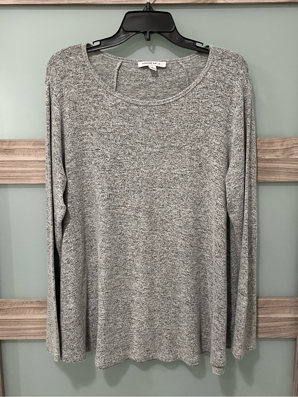 PURPLE SNOW knit long sleeve top